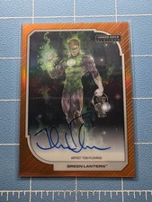 2026 Upper Deck DC Platinum - Green Lantern #42 Orange Rainbow Artist Auto 21/35 picture