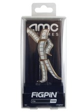 Figpin AMC Theatres White Gold Glitter Exclusive Clip Enamel Pin #1098 Film Reel picture