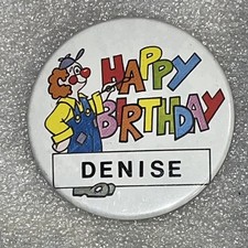 Vintage Happy Birthday DENISE 2.5
