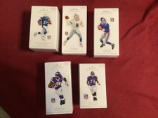 NIB LOT OF 5 Official NFL Legends Hallmark Keepsake Ornament Manning Romo Oher picture