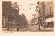 Hartford Connecticut Street Scene RPPC 1905 Business District picture