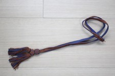 WWII Japanese Army Company Grade Officer Sword Knot Tassel Blue Brown  Q6 picture