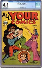 All Your Comics #1 CGC 4.5 1946 4391056016 picture