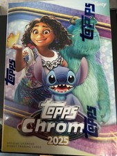 2025 TOPPS CHROME DISNEY VALUE/BLASTER BOX (28 Cards) Brand New Sealed QTY picture