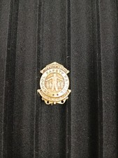 1940's Vintage Chicago Motor Club - School  Safety Patrol Badge picture