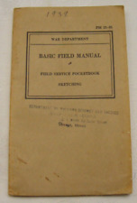 Vintage 1939 WW2 Era FM 21-35 Field Service Pocketbook War Dept. 3-d picture