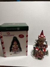 Department 56 Christmas Village Collectible Set Spells SANTA, All Have Box, picture