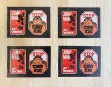 1982 Topps Donkey Kong #23 Jumpman Mario Rookie Sticker Lot of 4 Vintage picture