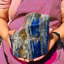 7.15LB Natural high-grade lapis Hand Polished Crystal Mineral Specimen Healing picture