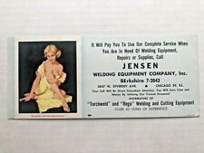 Vintage 1950's Pinup Girl Advertising Blotter w/ Sexy Blond Woman picture