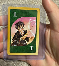 2000 Mattel Harry Potter Sorcerer’s Stone Harry Potter #1 Rookie Card RC Green picture