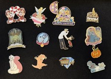 Lot Of 12 Disney Pins Some Vintage Tink Chip Dale Mickey Duchess Tramp Easter picture