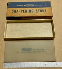 Vintage Norton Abrasives Translucent Hard Arkansas Round Edge Slip HS 5 picture