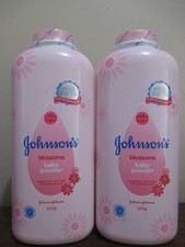 2x Johnson's Blossoms Baby Powder Talc, 10 oz (300g)  original picture