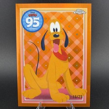 2025 Topps Chrome Disney Pluto 95th Anniversary Orange Refractor /25 picture