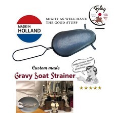Vintage Gravy Boat Precision Strainer Custom Made Canard à la presse Duck Press picture