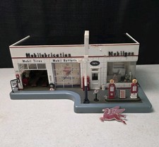 The Danbury Mint - The Mobil Service Station Clock for Parts/ Restoration picture