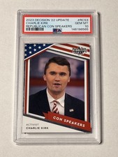 2023 Decision ‘22 Update Charlie Kirk Republican Con Speakers PSA 10 Pop 1 picture