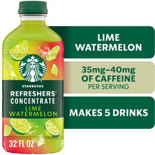 Starbucks Refreshers Concentrate Lime Watermelon, Refreshing Drink, 32 fl oz picture
