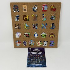 2026 Disney Parks Attraction Alphabet Mystery Bag Pin - YOU CHOOSE picture