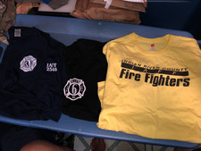 3 Different FLORIDA Counties FIRE Rescue IAFF T Shirts Large picture