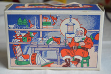 Vintage 1930's Christmas Santa's Workshop Candy Box Never Used picture