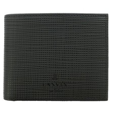 LANVIN en Bleu Black Leather Bifold Wallet Women’s Compact with Box (Ages 14+) picture
