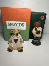 Boyds bears 2 Romeo.. sweet of the rose and Bud Bearsworth.. True Love NIB RARE picture