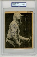 Tom Petty ~ Signed Autographed 1970's Photo The Heartbreakers ~ PSA DNA Encased picture