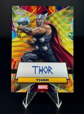 2025 Topps Chrome Marvel - Thor Facsimile Gold Wave /50 Auto Avengers Autograph picture
