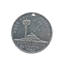 Antique 1925 British Empire Exhibition Medal (West India Pavilion) picture