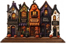 Halloween Village Haunted House, Halloween Village Houses Halloween Decor, Haunt picture
