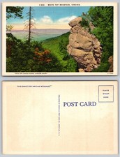 White Top Mountain Virginia Rock Overlook Postcard picture