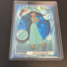 2026 Topps Chrome Sapphire Disney Jasmine #82 Aladdin 🔥🔥🔥 picture