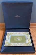 Rosenthal Germany Maharaja's Garden Elephant Crane Porcelain Plate Tray 11x8 picture