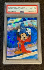 2025 Topps Chrome Sapphire Sorcerer Mickey PSA 10 picture