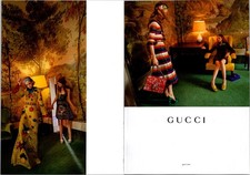 2015 • GUCCI 2 Page Print Ad • Fashion 2000s Style GA.28 picture
