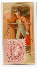 c1889 Duke's Postage Stamp card - Hook Her Off - Austria stamp picture