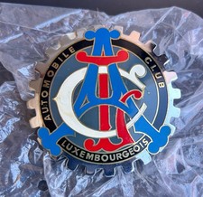 Vintage Automobile Club Luxembourgeois Luxembourg Enamel Car Grille Badge ACL picture