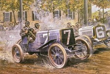 1904 Vanderbilt Cup Race Carlo Demand Art Print Heath Panhard Pope-Torpedo picture