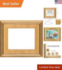 8x10 Plein Air Style Frame, Hand Leafed Gold, Museum Quality picture