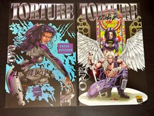 RAZOR TORTURE (1995 London Night) -- #1 2 3 4 -- ALL Variants -- ALL Signed picture