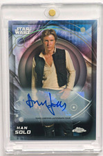 Topps 2026 Chrome Star Wars Harrison Ford Han Solo Auto #83 picture