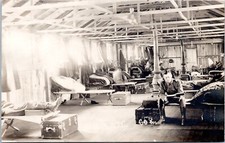 RPPC Army Officers in Barracks - c1910-1930 Photo Postcard - Military picture