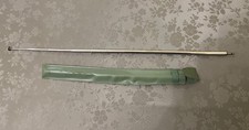 UBER-RARE Vintage Crown Plug-in Telescopic Antenna with Vinyl Storage Sleeve picture