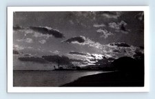 Old Vintage Photo ABSTRACT SILHOUETTE CONTRAST LANDSCAPE SEASCAPE SUNRISE SUNSET picture