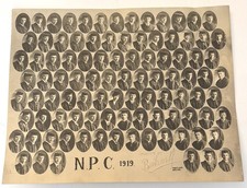Antique 1919 Graduation Class NPC Class Of '19 Portland Oregon By Bushnell 16x13 picture