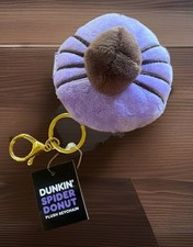 Limited Edition Dunkin’ Spider Donut Plush Keychain 2026 New picture