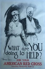 First World War 1918 American Red Cross Original Poster picture