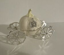 Pearl Beige Princess Cinderella Pumpkin Carriage Trinket Box, Jewelry Box picture